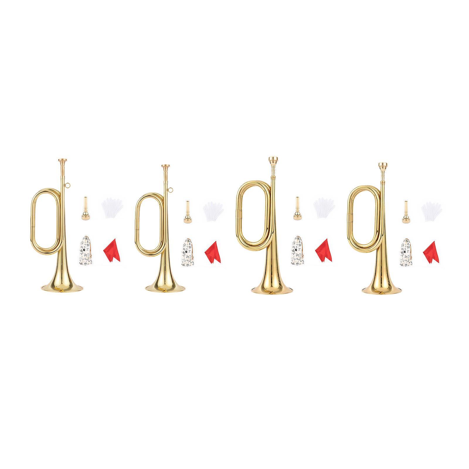 Musical Instrument Bugle - Tromba Professionale in Ottone per Pratica