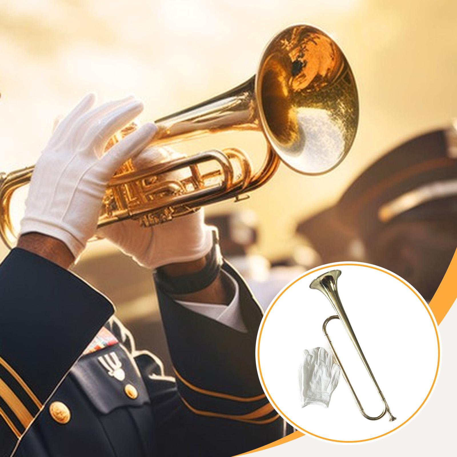 Musical Instrument Bugle - Tromba a pistoni leggera in ottone