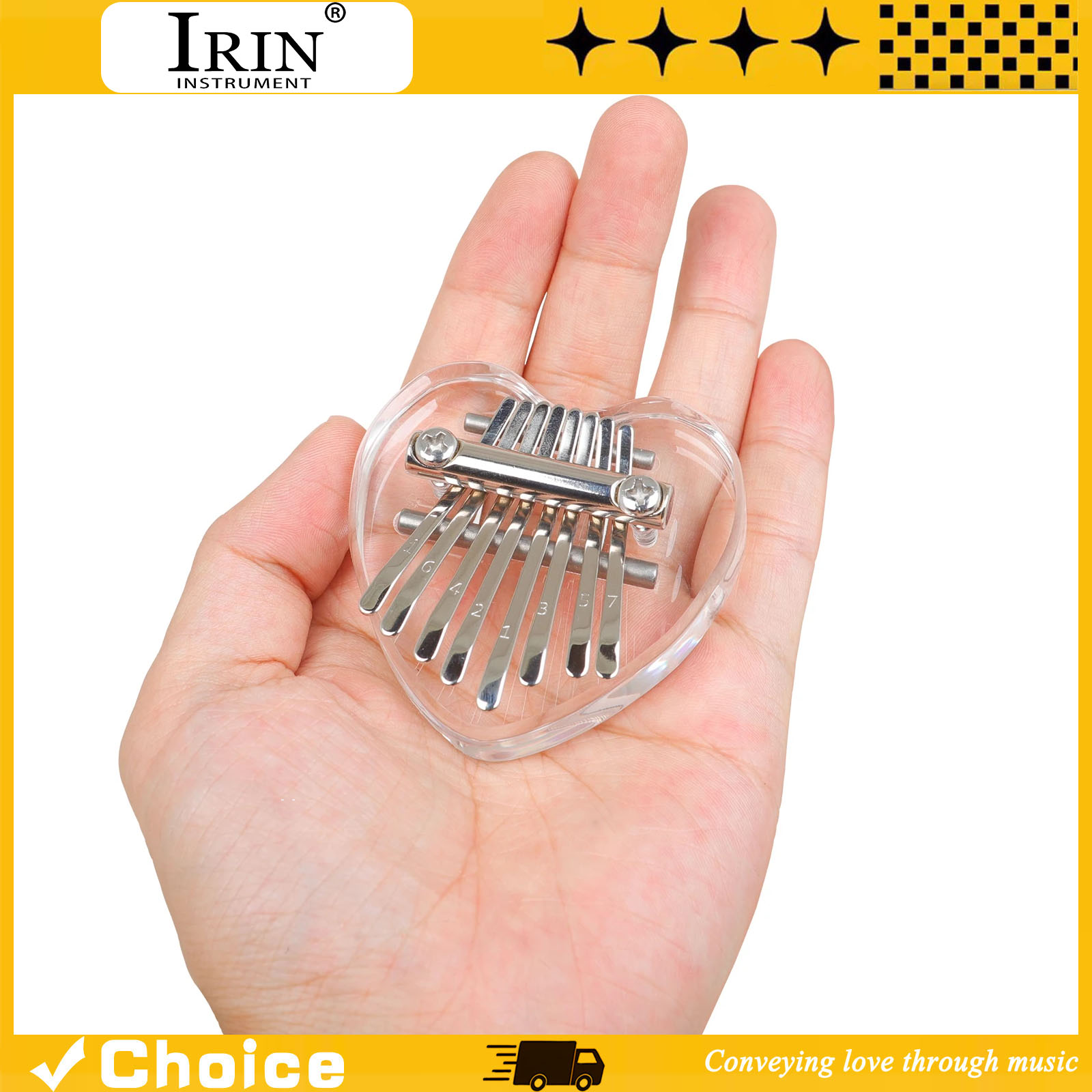 Musical Instrument Piano - Kalimba a 8 Tasti, Mini Pianoforte