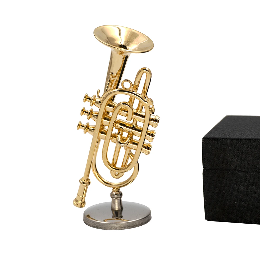 Musical Instrument Cornet - 1 pz miniatura cornetta di rame