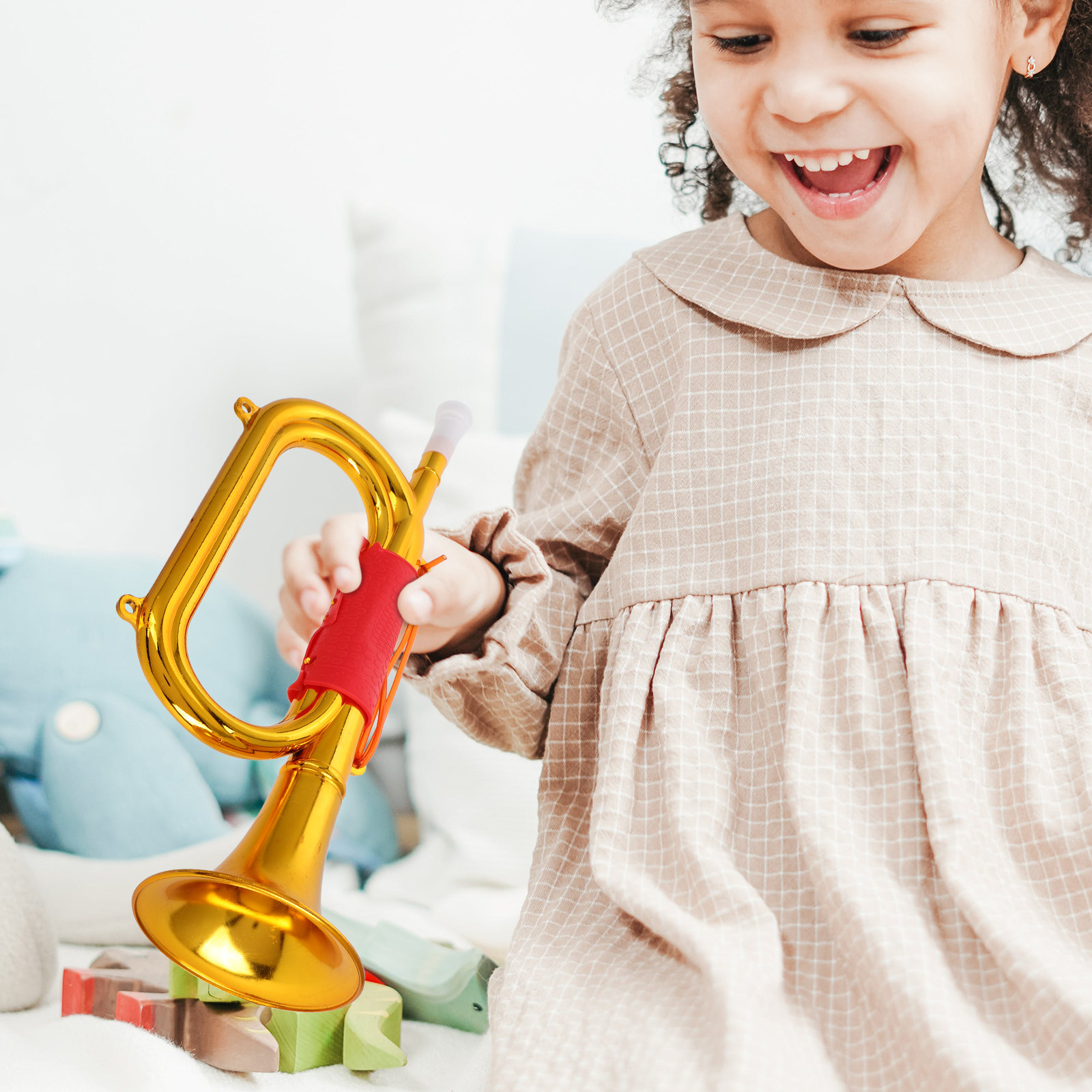 Musical Instrument Bugle - Tromba in Plastica per Bambini, Colore