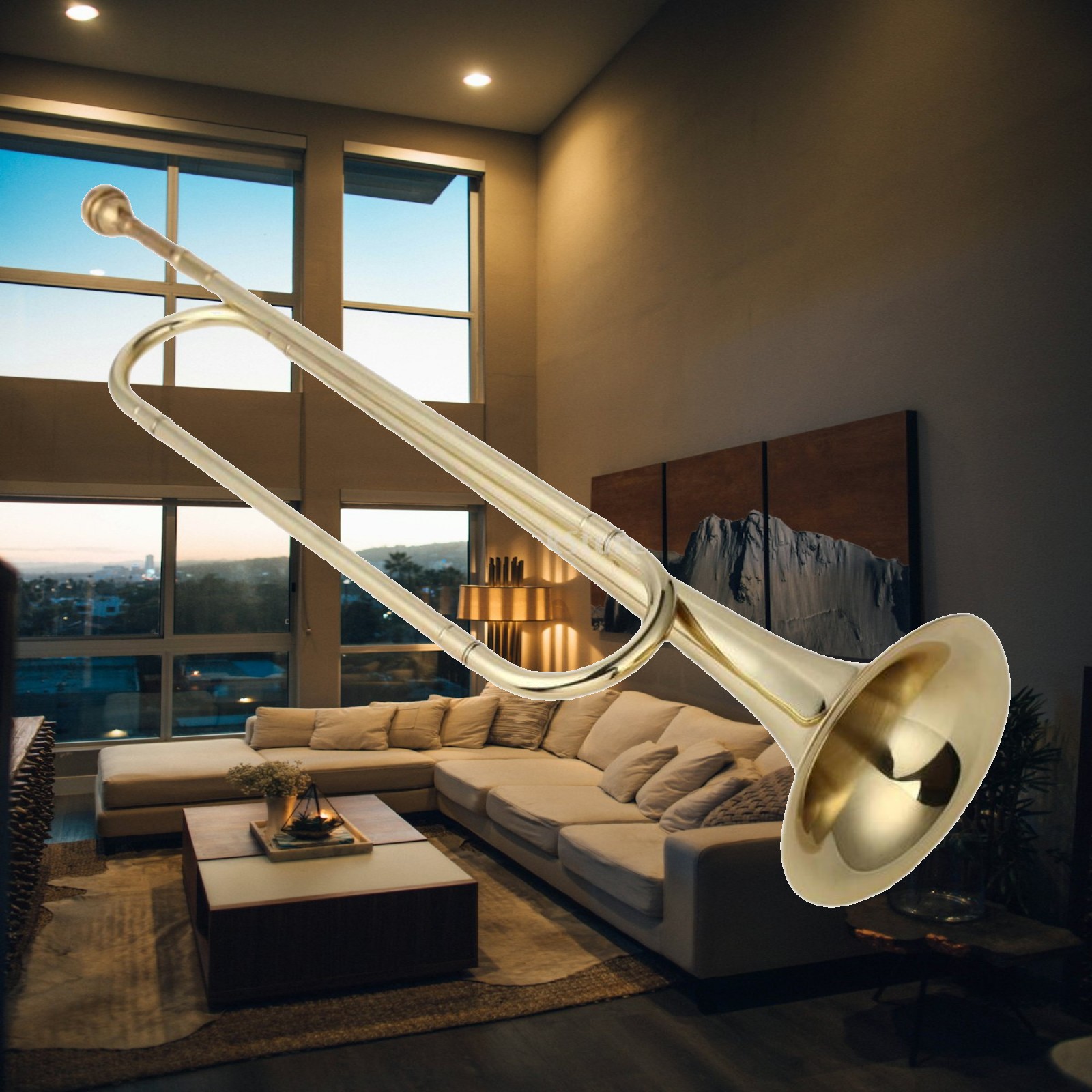 Musical Instrument Bugle - Tromba in Si Basso per Giovani