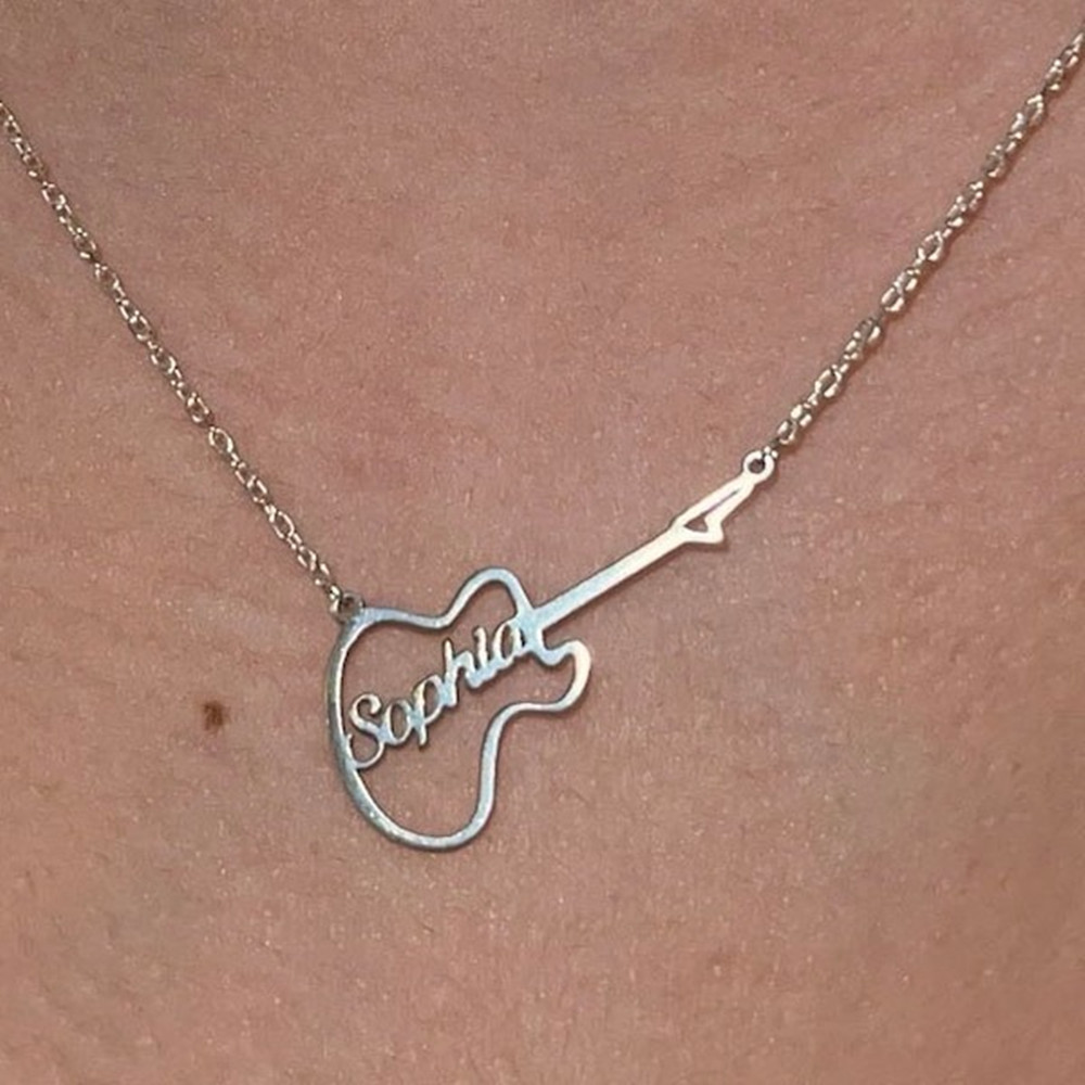 Collana con nome simbolo chita - Musical Instrument With Names recensione e prezzo