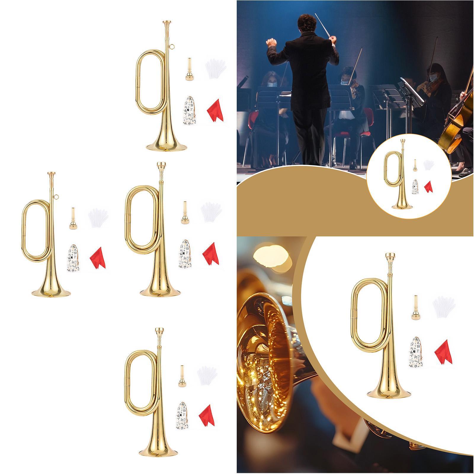 Tromba Professionale in Ottone - Musical Instrument Bugle recensione e prezzo