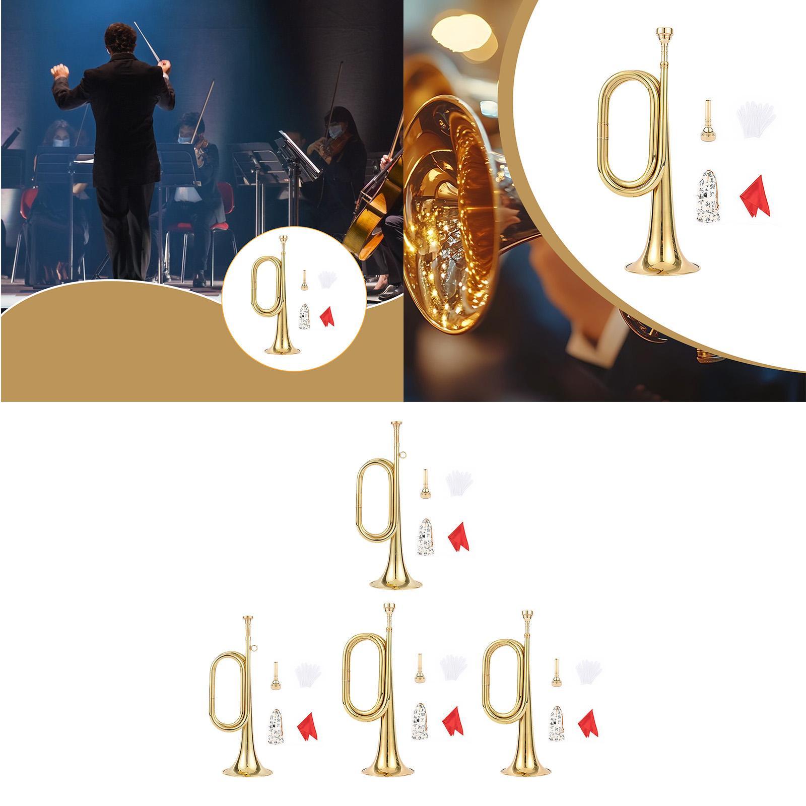 Tromba Professionale in Ottone - Musical Instrument Bugle recensione e prezzo