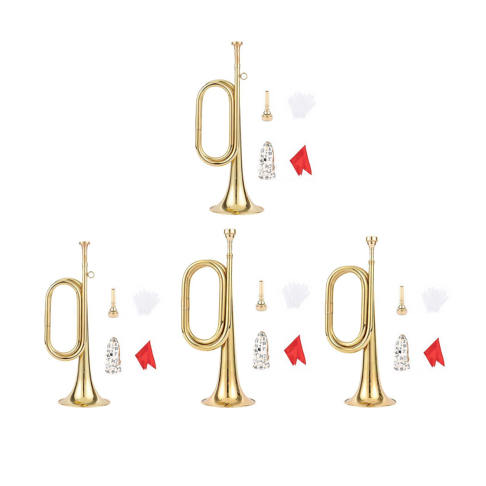 Tromba Professionale in Ottone - Musical Instrument Bugle recensione e prezzo