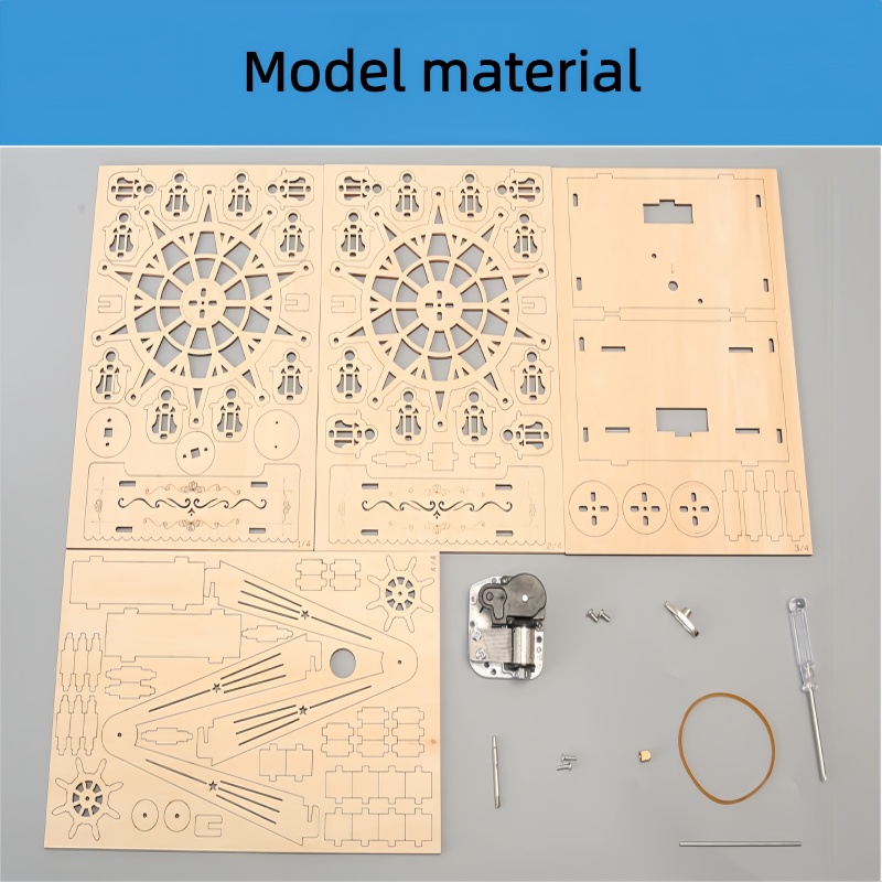 Puzzle 3D in Legno Ruota Panor - Musical Instrument Park recensione e prezzo