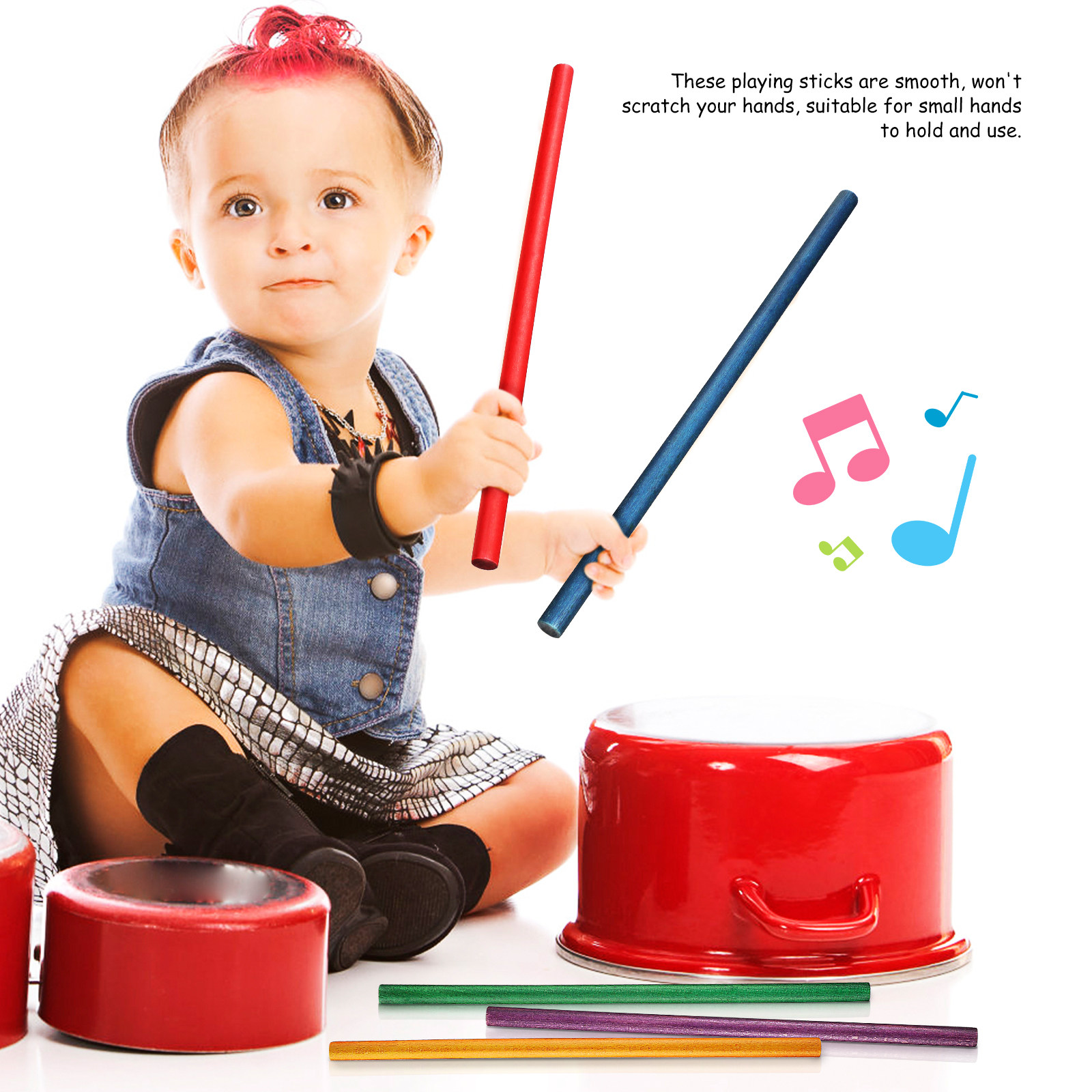 16 bastoncini ritmici in legno - Musical Instrument For Babies recensione e prezzo