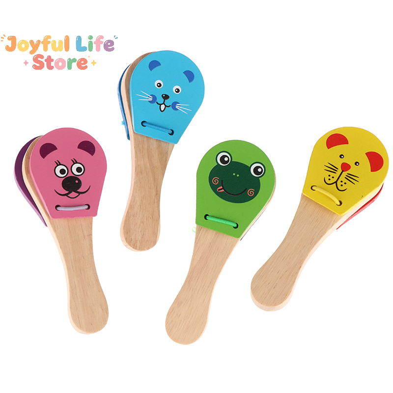 Castagnette in Legno a Forma d - Musical Instrument For Babies recensione e prezzo