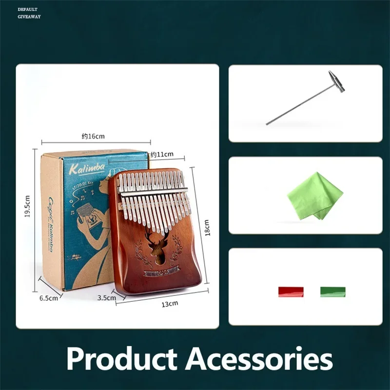 Cega Kalimba 17 tasti Acacia e - Musical Instrument Family recensione e prezzo