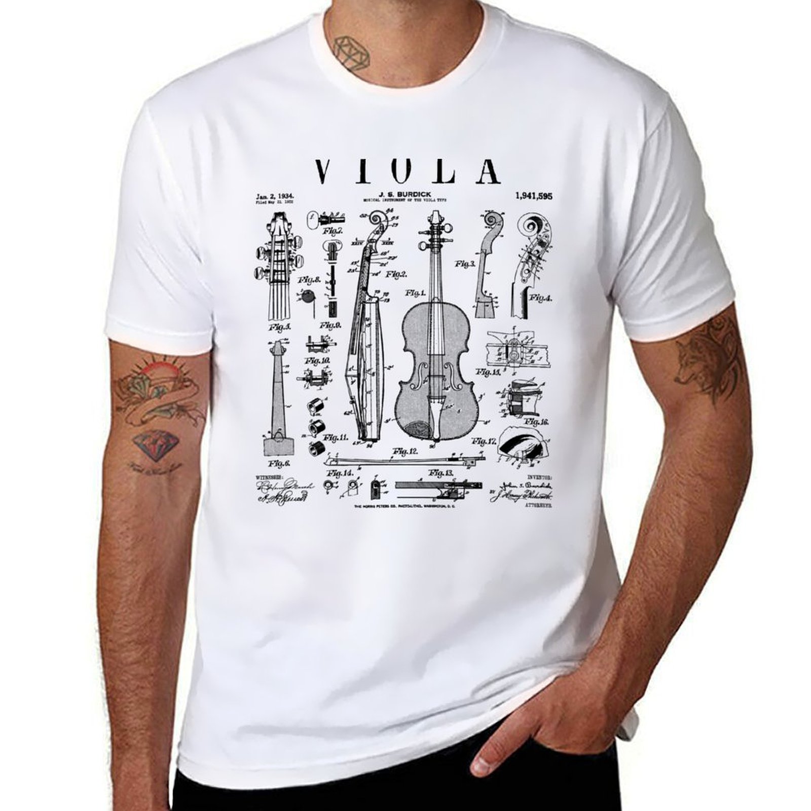 Viola Player Musicista Strumen - Musical Instrument Viola recensione e prezzo