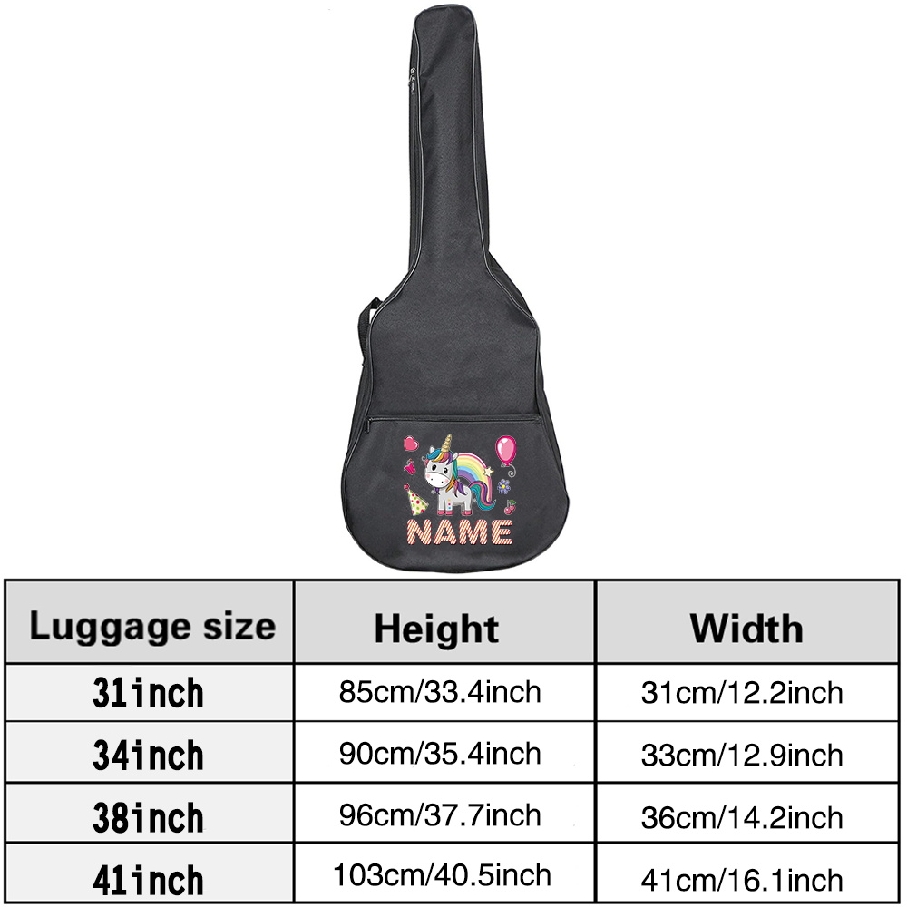 Borsa per chitarra con nome pe - Musical Instrument With Names recensione e prezzo